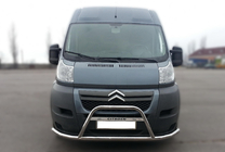 Citroen Jumper 2007-2025 гг. Передняя Дуга ST019 (Нержавейка) фото 1