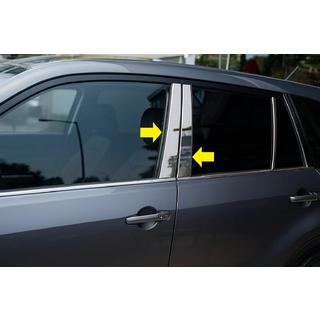 Накладки на дверные стойки из нержавеющей стали (8 шт) Suzuki Grand Vitara 2005-2017 гг. фото 1
