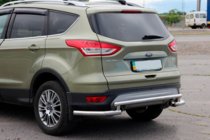 Ford Kuga/Escape 2013-2019 гг. Задняя дуга AK002-3 (нержавейка) фото 1