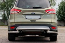 Ford Kuga/Escape 2013-2019 гг. Задняя дуга AK002-3 (нержавейка) фото 2
