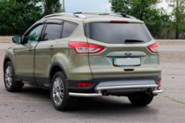 Ford Kuga/Escape 2013-2019 гг. Задняя дуга AK002-3 (нержавейка) фото 3