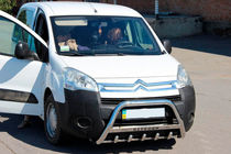Citroen Berlingo 2008-2018 гг. Кенгурятник WT004 (нержавейка) фото 3