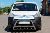 Citroen Berlingo 2008-2018 гг. Кенгурятник WT004 (нержавейка) фото 5