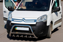 Citroen Berlingo 2008-2018 гг. Кенгурятник WT004 (нержавейка) фото 4