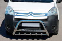 Citroen Berlingo 2008-2018 гг. Кенгурятник WT004 (нержавейка) фото 1