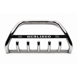 Кенгурятник WT004 (нержавейка) Citroen Berlingo 2008-2018 гг. фото 2
