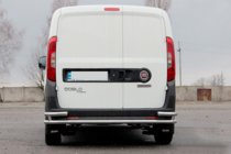 Opel Combo 2012-2018 гг. Задняя дуга AK005/2-Двойная (нерж. сталь) фото 2