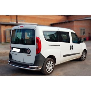 Задняя дуга AK005/2-Двойная (нерж. сталь) Fiat Doblo II 2010-2022 гг. фото 1