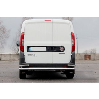 Задняя дуга AK005/2-Двойная (нерж. сталь) Fiat Doblo II 2010-2022 гг. фото 4