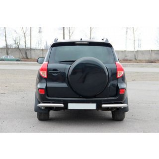 Задние уголки AK003 (2 шт., нержавейка) Toyota Rav 4 2006-2013 гг. фото 4