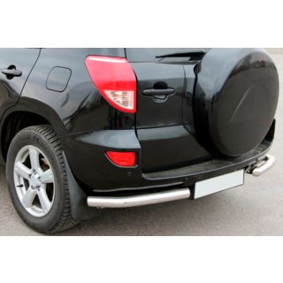 Задние уголки AK003 (2 шт., нержавейка) Toyota Rav 4 2006-2013 гг. фото 1