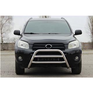 Передняя защита WT022 Нержавейка Toyota Rav 4 2006-2013 гг. фото 1