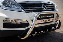 SsangYong Rexton I 2001-2017 гг. Кенгурятник WT004 Нержавейка фото 2