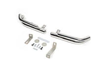 Hyundai Santa Fe 2 2006-2012 гг. Задние двойные уголки AK003-Двойной (нержавейка) фото 3