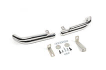 Hyundai Santa Fe 2 2006-2012 гг. Задние двойные уголки AK003-Двойной (нержавейка) фото 1