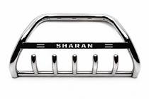 Volkswagen Sharan 1995-2010 гг. Кенгурятник WT004 Нержавейка фото 4
