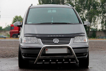 Volkswagen Sharan 1995-2010 гг. Кенгурятник WT004 Нержавейка фото 3