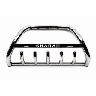Кенгурятник WT004 Нержавейка Volkswagen Sharan 1995-2010 гг. фото 4