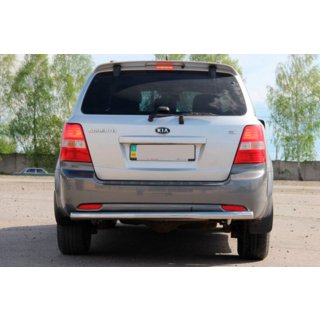 Задняя дуга AK002 (нерж. сталь) Kia Sorento I BL 2002-2009 гг. фото 1