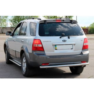 Задняя дуга AK002 (нерж. сталь) Kia Sorento I BL 2002-2009 гг. фото 3