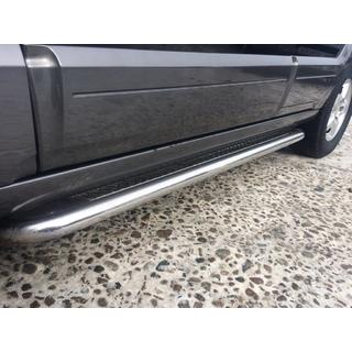 Боковые Подножки Premium (2 шт., Нержавейка) Kia Sorento I BL 2002-2009 гг. фото 2
