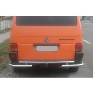 Задняя дуга AK003-2 (нержавейка) Volkswagen T4 Caravelle/Multivan 1990–2003 гг. фото 1