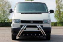Volkswagen T4 Transporter 1990-2003 гг. Кенгурятник Kelebek WT011 (нерж.) фото 2
