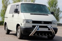 Volkswagen T4 Transporter 1990-2003 гг. Кенгурятник Kelebek WT011 (нерж.) фото 3