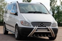 Mercedes Viano 2004-2014 гг. Кенгурятник Kelebek WT011 (нерж.) фото 1