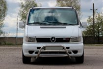 Mercedes Vito W638 1996-2003 гг. Защита переднего бампера WT022 (нержавейка) фото 1