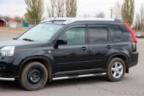 Nissan X-trail T31 2007-2014 гг. Боковые трубы BB002 (2 шт., нержавейка) фото 3