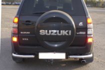 Suzuki Grand Vitara 2005-2017 гг. Задняя Защита AK003 (Нержавейка) фото 1