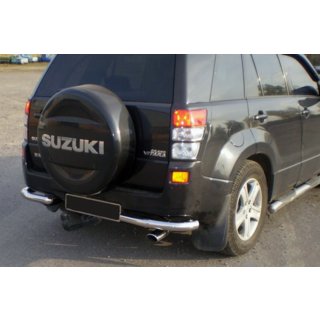 Задняя Защита AK003 (Нержавейка) Suzuki Grand Vitara 2005-2017 гг. фото 2
