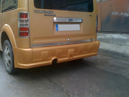 Ford Connect 2002–2006 гг. Хромированные накладки на задние фонари (2 шт., нержавейка) фото 1