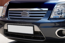 Ford Connect 2010-2013 гг. Хромированная накладка на кромку капота Хромированный пластик фото 1