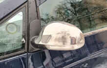 Volkswagen Sharan 1995-2010 гг. Накладки на Зеркала 2004-2010 (2 шт., Нержавейка) Carmos - Турецкая Нержавеющая Сталь фото 3