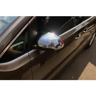 Накладки на Зеркала (2 шт, Нержавеющая Сталь) Volkswagen Sharan 2010-2023 гг. фото 3