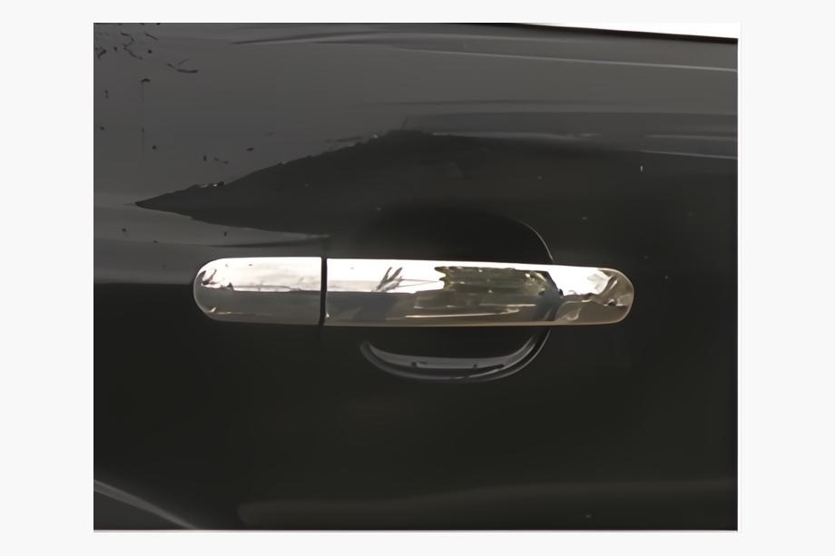 Ford C-Max 2004-2010 гг. Хромированные Накладки на Ручки (4 шт., Нержавейка) OmsaLine - Итальянская Нержавейка Image