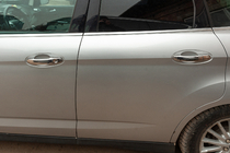 Ford C-Max/Grand C-Max 2010-2019 гг. Хромированные Накладки на Ручки (4 шт., Нержавейка) OmsaLine - Итальянская Нержавейка фото 4