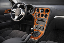 Alfa Romeo 159 2005–2011 гг. Накладки на панель приборов (Meric) Алюминий фото 1