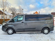 Ford Custom 2013-2022 гг. Хромированные Рейлинги Короткая, Пластиковые Ножки фото 1
