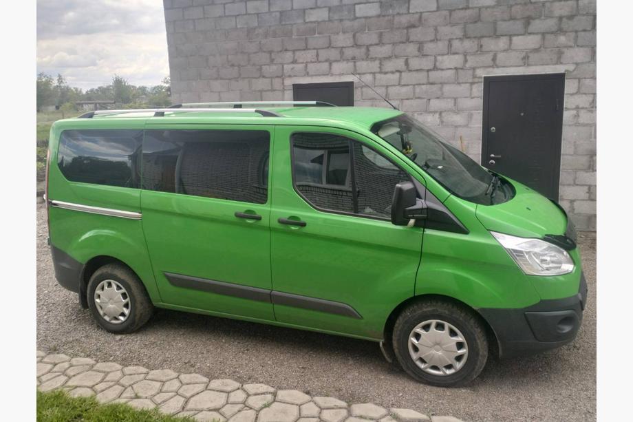 Ford Custom 2013-2022 гг. Хромированные Рейлинги Длинная металлическая ножка Фото 12