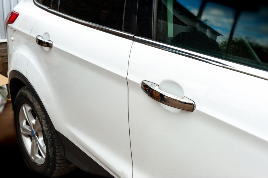 Ford Kuga/Escape 2013-2019 гг. Хромированные Накладки на Ручки (4 шт., Нержавейка) Image