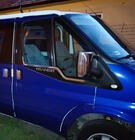 Ford Transit 2000–2014 гг. Накладки на дверные ручки из нержавеющей стали фото 4