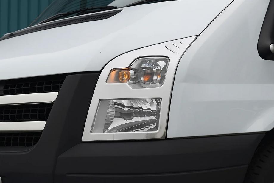 Ford Transit 2000–2014 гг. Накладки на Фары (2 шт., Нержавеющая Сталь) Image