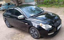 Hyundai Accent 2006-2010 гг. Накладки на Зеркала (2 шт., пластик) Carmos фото 2