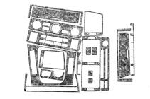 BMW 3 серия E46 1998-2006 гг. Накладки в салон (Compact) Карбон фото 4