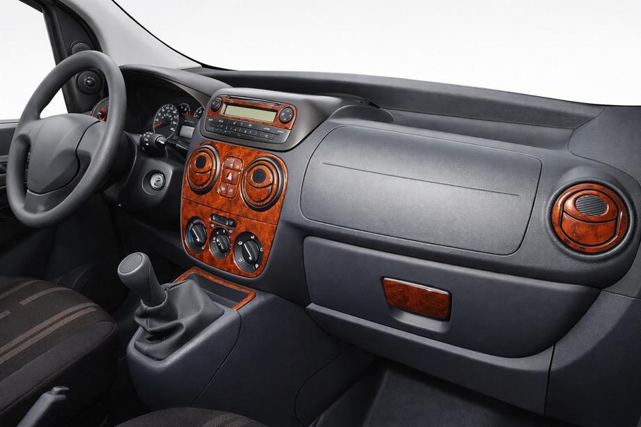 Citroen Nemo 2007-2017 гг. Накладки на Панель Приборов Карбон Image