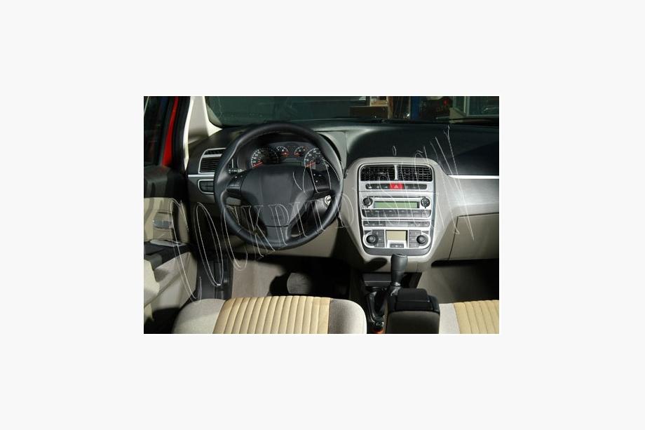 Fiat Punto Grande/EVO 2006-2018 гг. Декор панели Карбон Фото 4