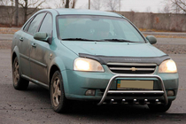 Chevrolet Lacetti 2003-2024 гг. Передняя дуга WT003 (60 мм, нерж.) фото 3